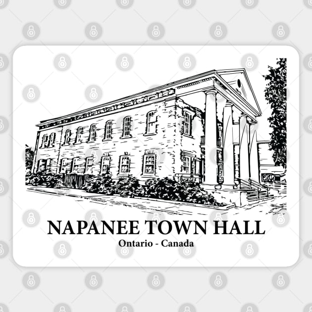 Napanee Town Hall - Ontario Magnet by Lakeric